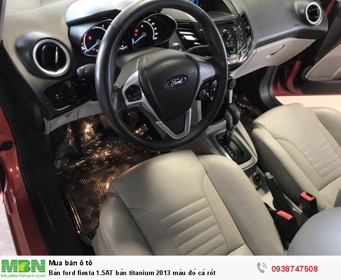 Bán ford fiesta 1.5AT bản titanium 2013 màu đỏ cà rốt