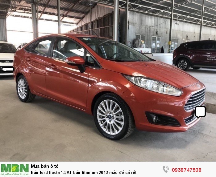Bán ford fiesta 1.5AT bản titanium 2013 màu đỏ cà rốt