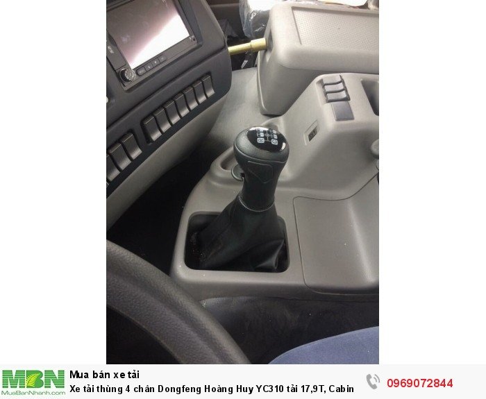 Xe tải thùng 4 chân Dongfeng Hoàng Huy YC310 tải 17,9T, Cabin bóng hơi, Hỗ trợ mua trả góp