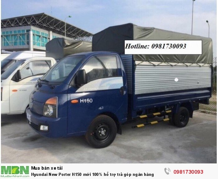 Hyundai New Porter H150 mới 100% hỗ trợ trả góp ngân hàng