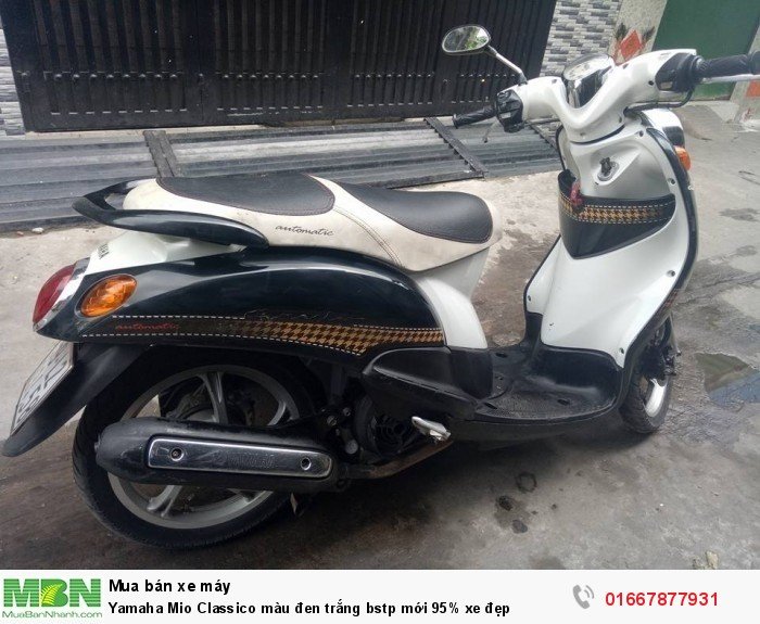Yamaha Mio Classico màu đen trắng  bstp mới 95% xe đẹp