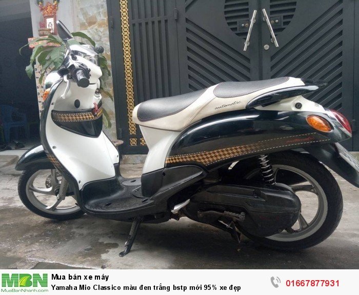 Yamaha Mio Classico màu đen trắng  bstp mới 95% xe đẹp