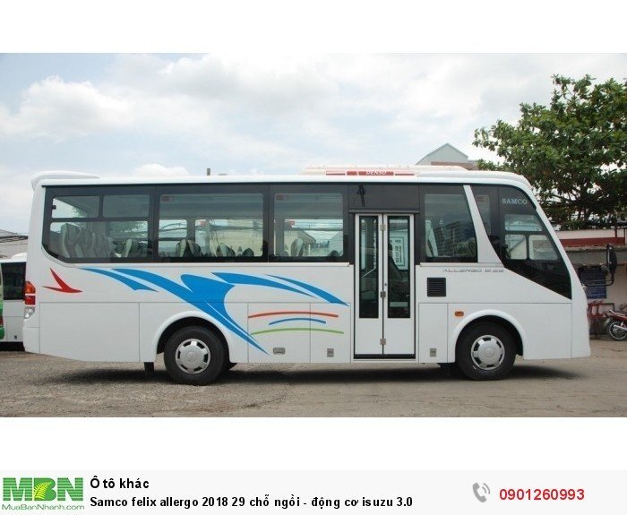 Samco felix allergo 2018 29 chỗ ngồi - động cơ isuzu 3.0