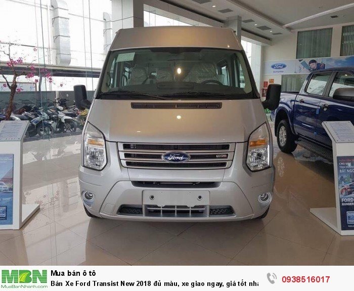 Bán Xe Ford Transit New 2018 đủ màu, xe giao ngay, giá tốt nhất thị trường