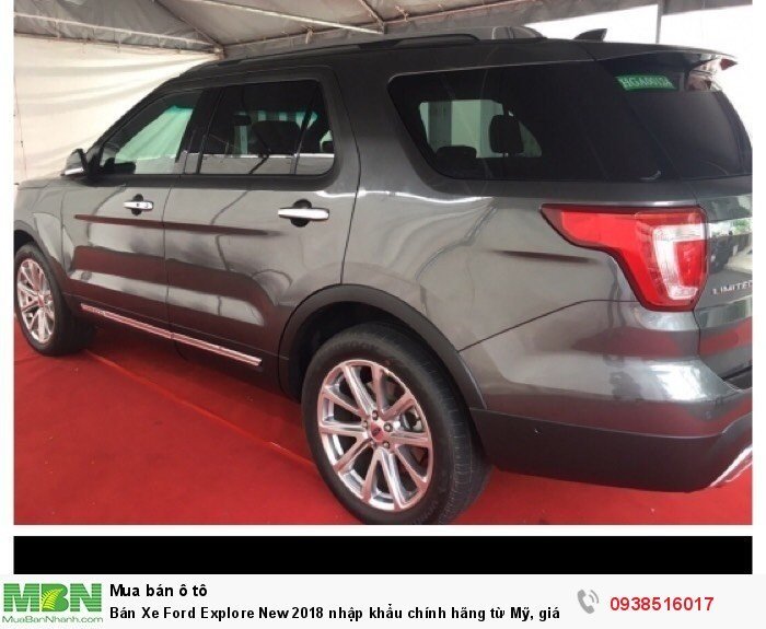 Bán Xe Ford Explorer New 2018 nhập khẩu chính hãng từ Mỹ, giá tốt nhất thị trường