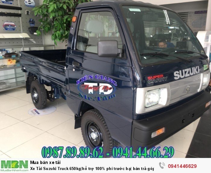 Xe Tải Suzuki Truck 650kg|hổ trợ 100% phí trước bạ| bán trả góp tại Kiên Giang.