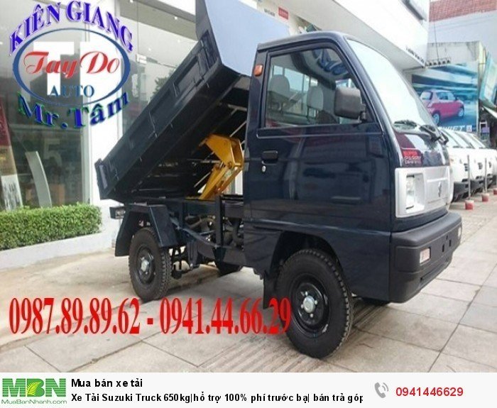 Xe Tải Suzuki Truck 650kg|hổ trợ 100% phí trước bạ| bán trả góp tại Kiên Giang.