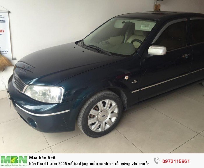 bán Ford Laser 2005 số tự động màu xanh xe rất cứng zin chuẩn đẹ