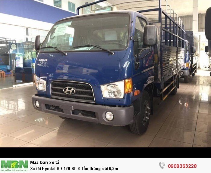 Xe tải Hyndai HD 120 SL 8 Tấn thùng dài 6,3m