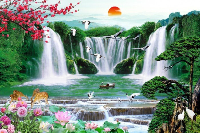 Tranh gạch 3d treo tường phong cảnh đẹp Mới 100%, giá: đ, gọi:  0936 017 294, Huyện Thanh Trì - Hà Nội, id-bd861100