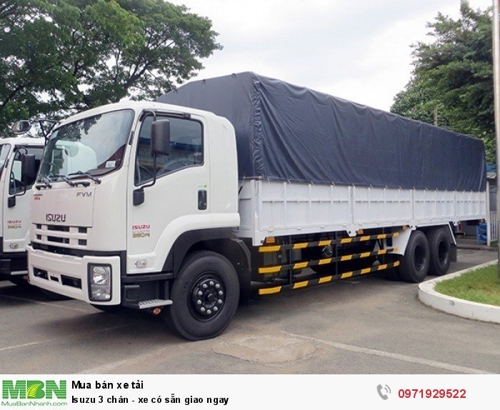 Isuzu 3 chân - xe có sẵn giao ngay