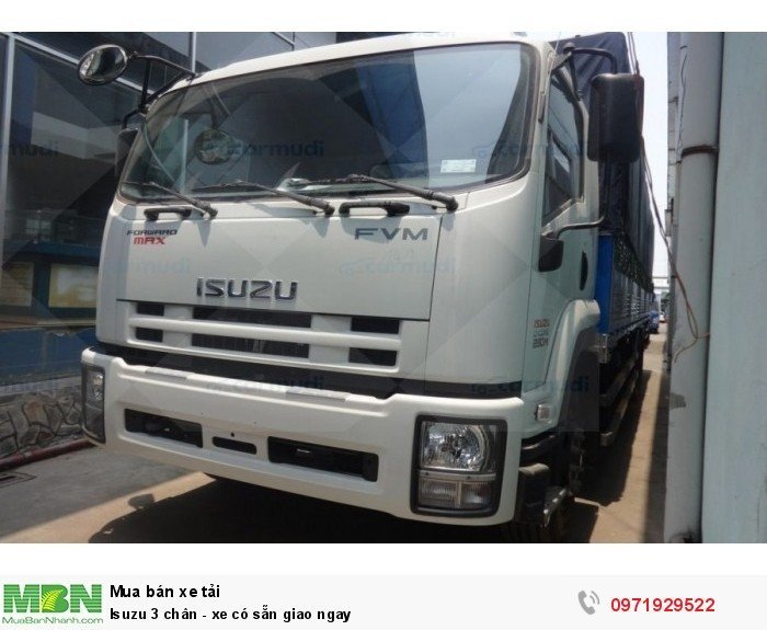 Isuzu 3 chân - xe có sẵn giao ngay