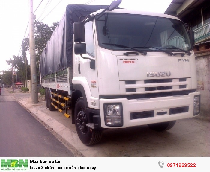 Isuzu 3 chân - xe có sẵn giao ngay