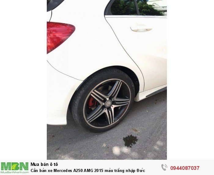 Cần bán xe Mercedes A250 AMG 2015 màu trắng nhập Đức