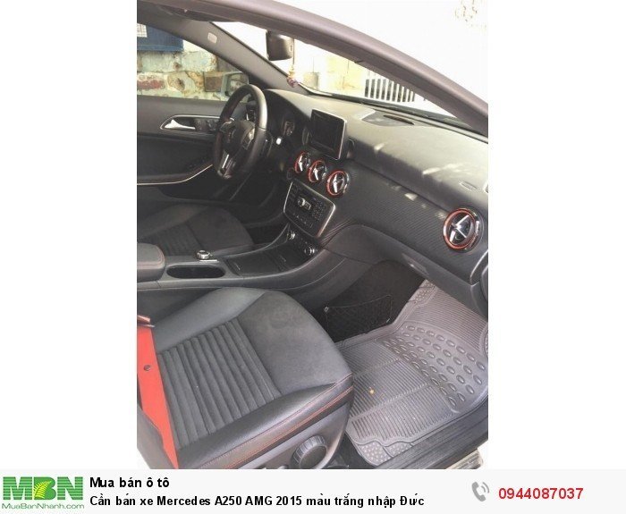 Cần bán xe Mercedes A250 AMG 2015 màu trắng nhập Đức