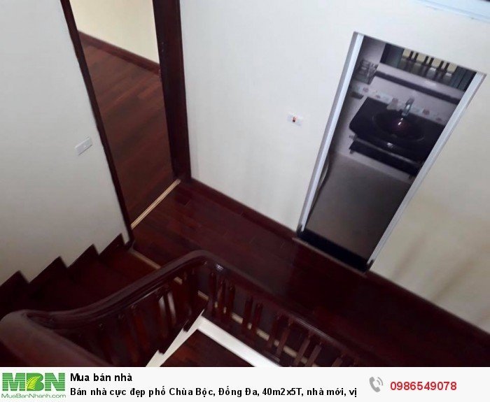 Bán nhà cực đẹp phố Chùa Bộc, Đống Đa, 40m2x5T, nhà mới, vị trí trung tâm, 3.9 tỷ.
