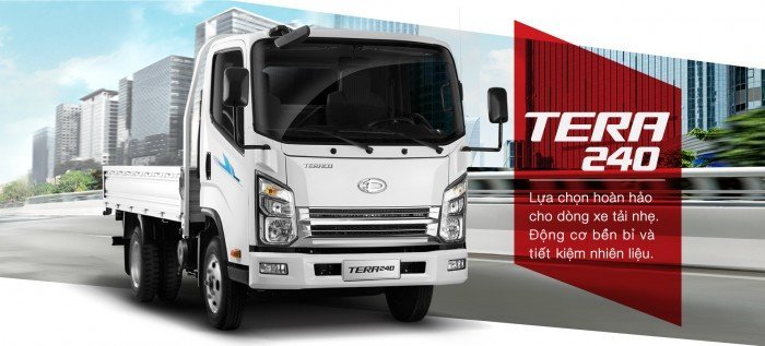 Xe Tai Derhan Tera 240 Tải Trọng 2,4 Tấn Chạy Trong Thành phố