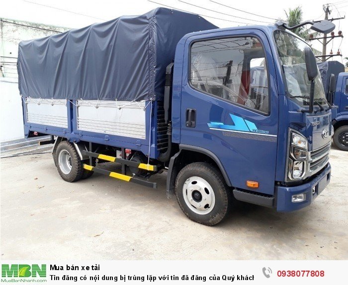 Xe tải Derhan Tera240 tải trọng 2,4 tấn chạy trong thành phố