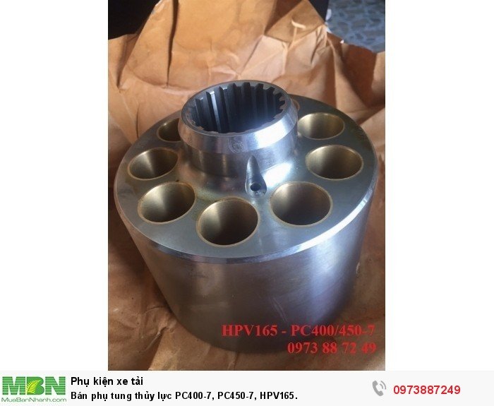 Bán phụ tung thủy lực PC400-7, PC450-7, HPV165.