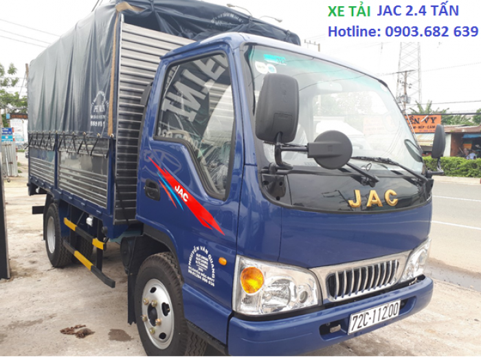 Xe Tải Jac 2t4, Jac thùng khung mui bạt - tiết kiệm nhiên liệu  Công Nghệ Isuzu Phú Mẫn Auto