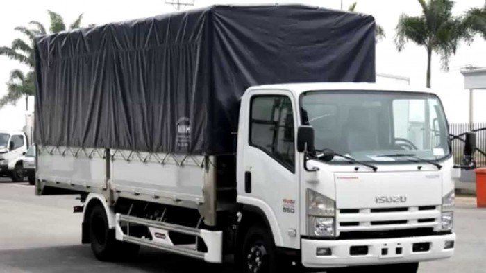 ISUZU 8,2 tấn, xe tải isuzu 8t2 thùng dài 7,1 mét xe isuzu gắn cẩu