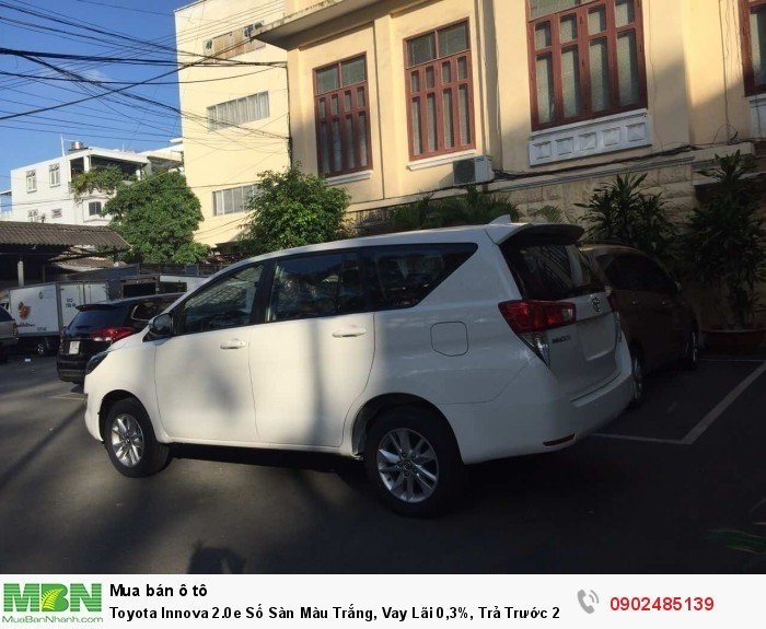 Toyota Innova 2.0E Số Sàn Màu Trắng, Vay Lãi 0,3%, Trả Trước 220 Triệu Giao Xe