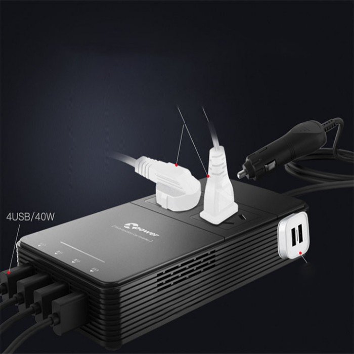 Sạc đổi nguồn trên xe hơi 24V-220V Xpower
