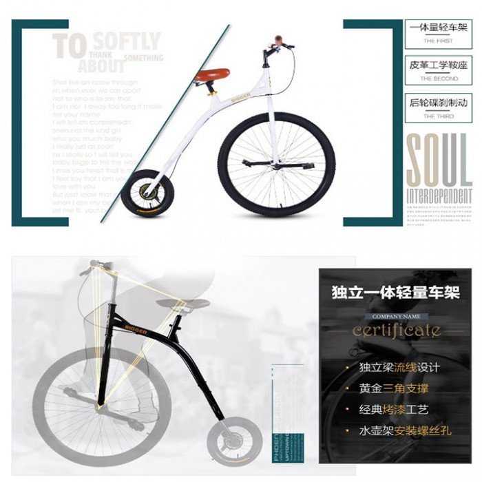 Xe đạp cổ siêu sang chảnh
