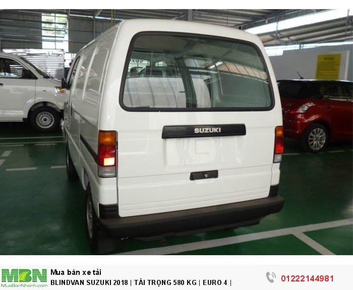 Bán xe suzuki 580 Kg Blindvan, linh kiện nhập khẩu 100%