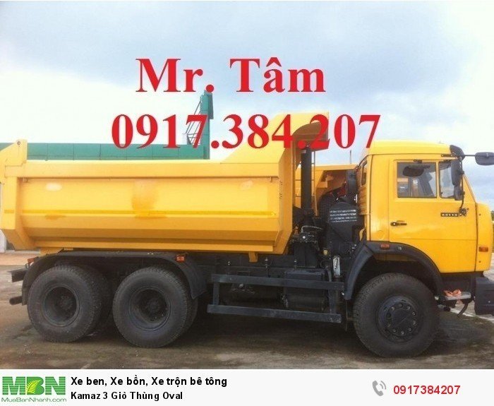Kamaz 3 Giò Thùng Oval