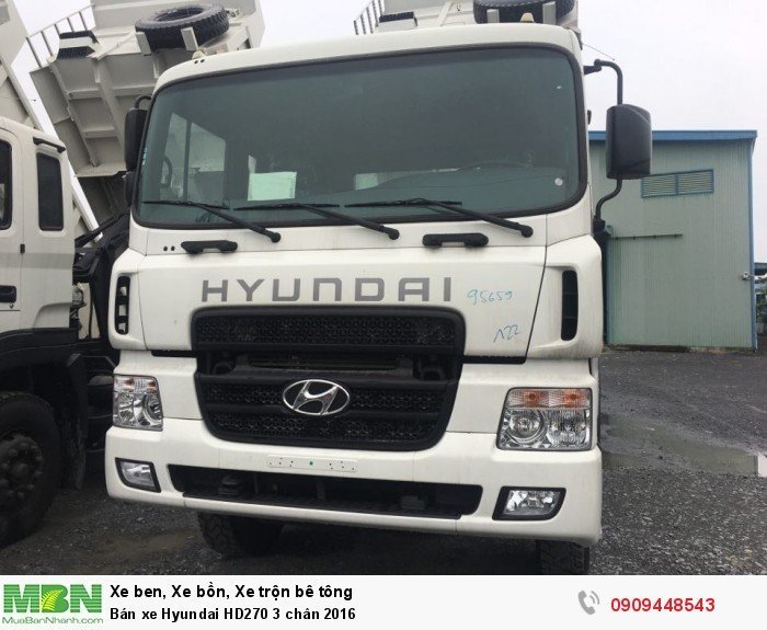 Bán xe Hyundai HD270 3 chân 2016