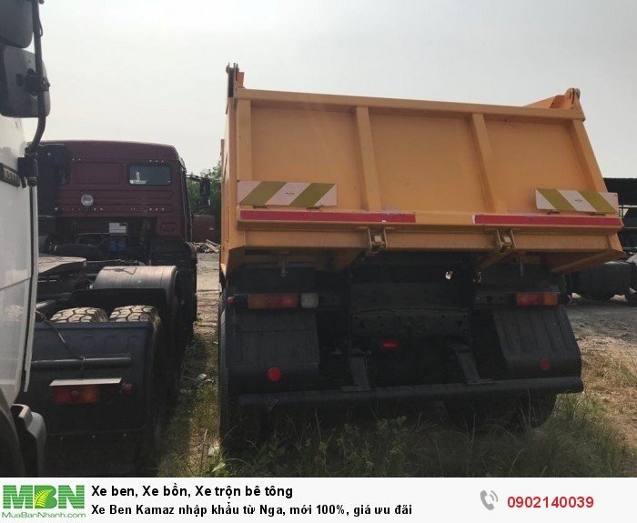 Xe Ben Kamaz nhập khẩu từ Nga, mới 100%, giá ưu đãi