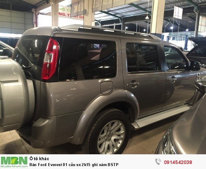Bán Ford Everest 01 cầu sx 2k15 ghi xám BSTP