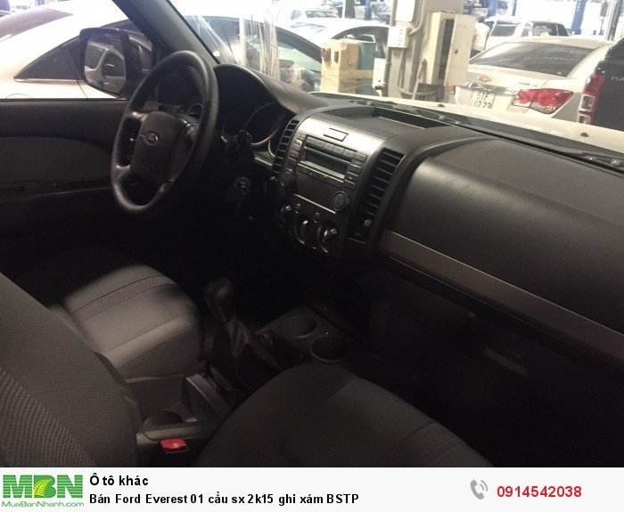 Bán Ford Everest 01 cầu sx 2k15 ghi xám BSTP