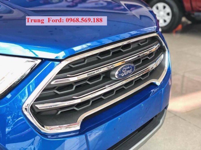 Bán ô tô Ford EcoSport Titanium màu xanh đời 2018, Ford Thăng Long