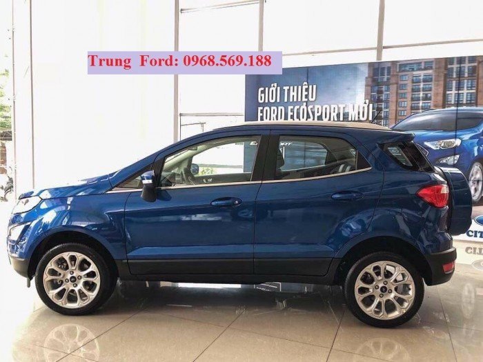 Bán ô tô Ford EcoSport Titanium màu xanh đời 2018, Ford Thăng Long