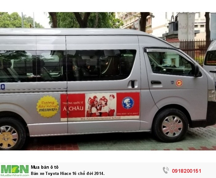 Bán xe Toyota Hiace 16 chỗ đời 2014.