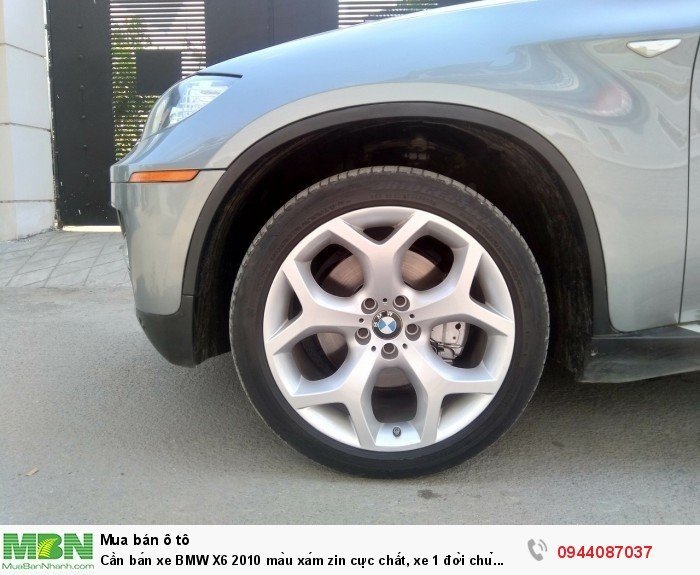 Cần bán xe BMW X6 2010 màu xám zin cực chất, xe 1 đời chủ biển tp còn 4 số vip