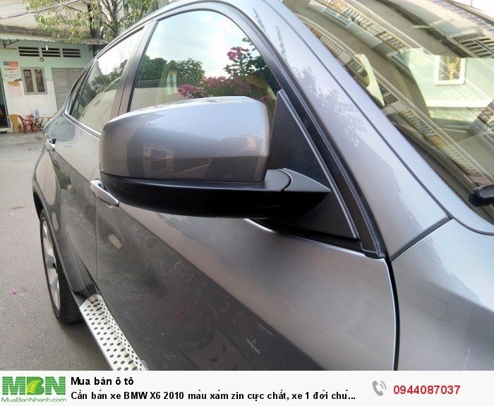 Cần bán xe BMW X6 2010 màu xám zin cực chất, xe 1 đời chủ biển tp còn 4 số vip