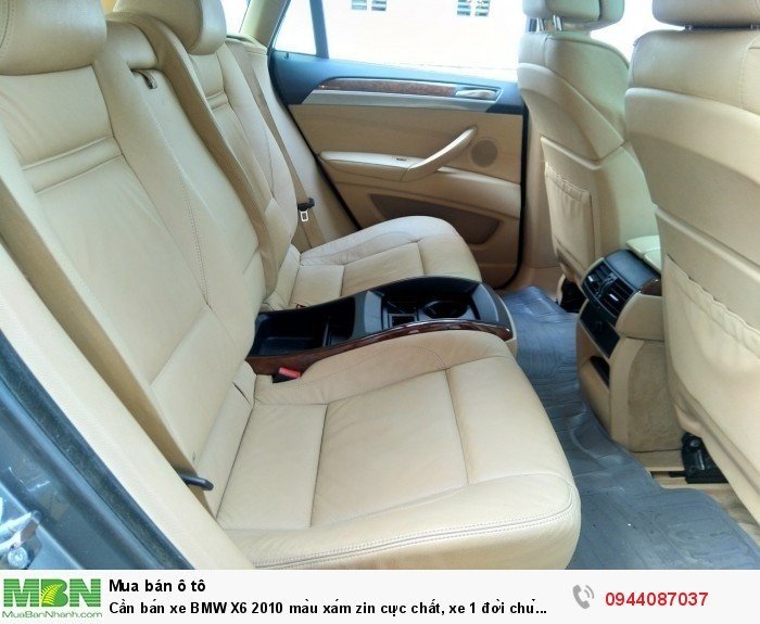 Cần bán xe BMW X6 2010 màu xám zin cực chất, xe 1 đời chủ biển tp còn 4 số vip