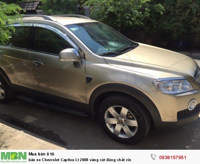 bán xe Chevrolet Captiva Lt 2008 vàng cát đúng chất zin