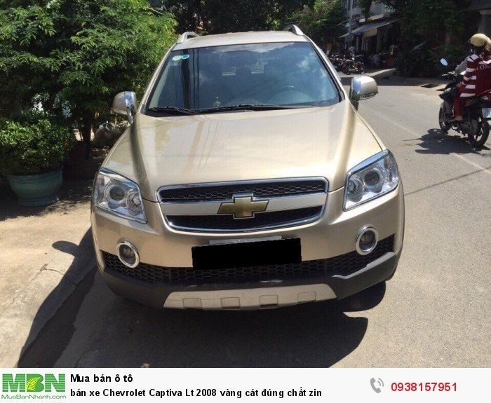 bán xe Chevrolet Captiva Lt 2008 vàng cát đúng chất zin