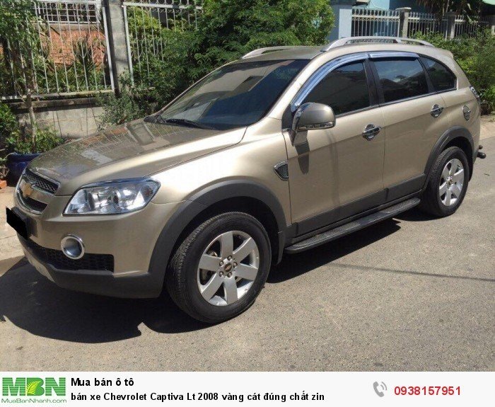 bán xe Chevrolet Captiva Lt 2008 vàng cát đúng chất zin