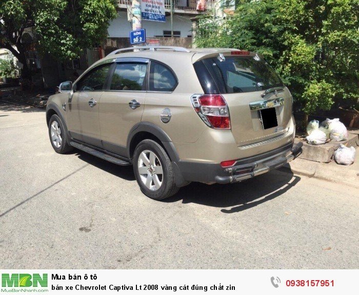 bán xe Chevrolet Captiva Lt 2008 vàng cát đúng chất zin