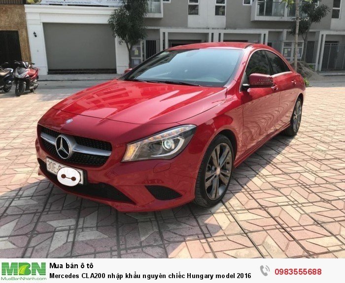 Mercedes CLA200 nhập khẩu nguyên chiếc Hungary model 2016.