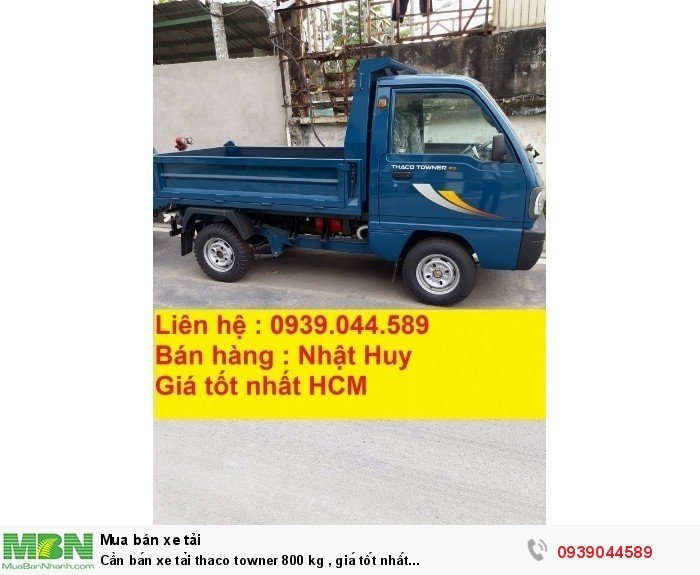 Cần bán xe tải thaco towner 800 kg , giá tốt nhất ..........................