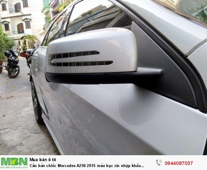 Cần bán chiếc Mercedes A250 2015 màu bạc zin nhập khẩu Đức