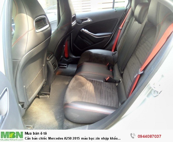 Cần bán chiếc Mercedes A250 2015 màu bạc zin nhập khẩu Đức