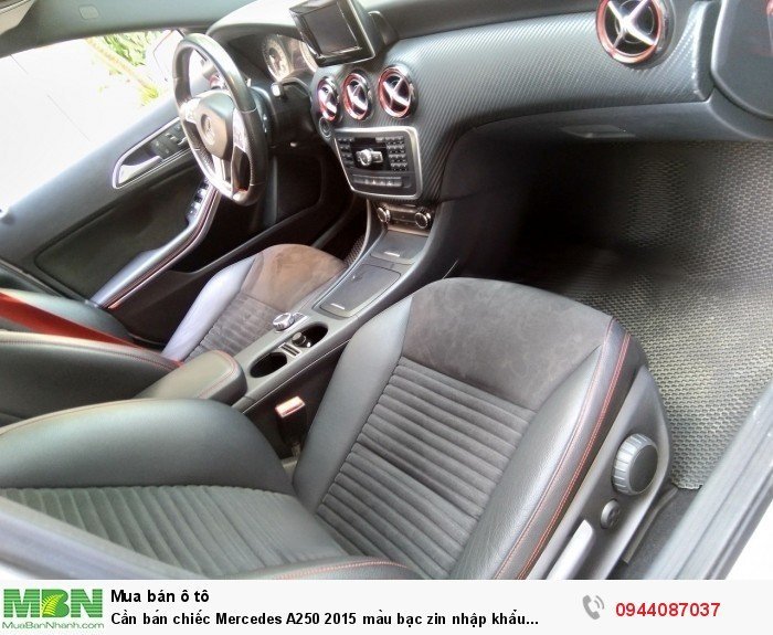 Cần bán chiếc Mercedes A250 2015 màu bạc zin nhập khẩu Đức