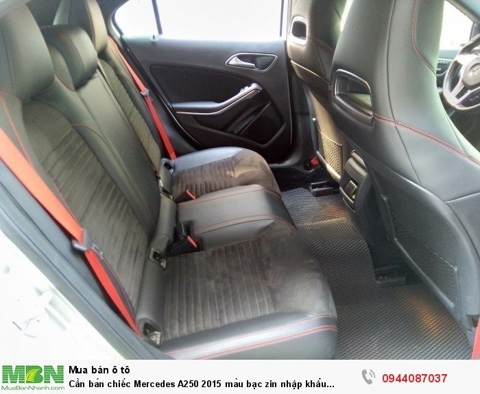 Cần bán chiếc Mercedes A250 2015 màu bạc zin nhập khẩu Đức